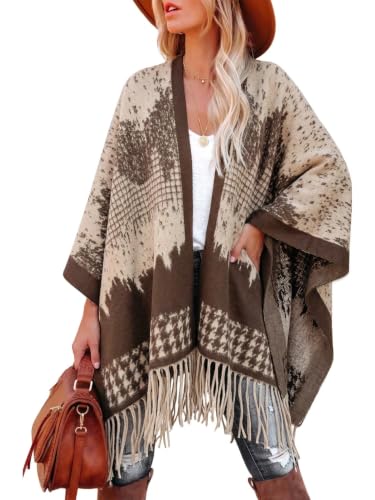 Image of Breezy Lane Shawl Wraps for Women Ponchos Ruana Wraps Cardigan