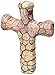 Calypso Studios by First & Main Comforting Clay Hand Held Cross, Stone, 4.75"x3.5"x0.75"