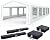 Quictent Premium 16x32 Party Tent Heavy Duty Outdoor Gazebo White Event Shelter Wedding Canopy Tent for Parties Carport BBQ with Removable Sidewall Windows & 4 Storage Bags