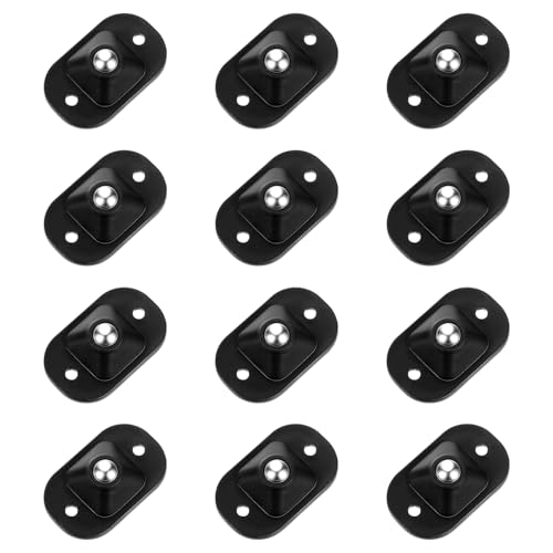 12 PCS Small Appliance Wheels Rollers, Self Adhesive Mini Caster Wheel for Kitchen Appliances 360° Swivel Universal Mini Wheels for Appliances on the Counter