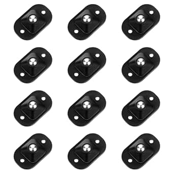 Selbstklebende Mini-Rollen 360° Schwenkbar – 8er Set, Universalrad Für Mülleimer, Boxen & Kleinmöbel, Weiß