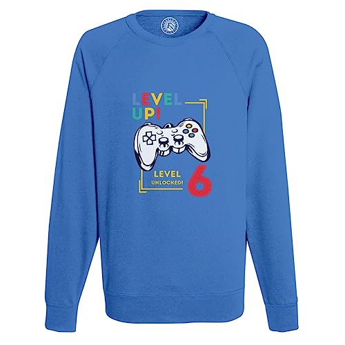 Sweat Shirt Homme Level Up Finition Premium pour Enfant Fan de Jeux Vidéo Anglais
