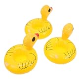 ADOCARN 1juego Tazas Inflables para Agua Soportes De Tazas para Fiesta Flotadores Divertidos De Patito Amarillo Baño y Celebraciones