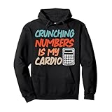 数値を計算するのが私の有酸素運動おもしろいレトロ経理公認会計士 パーカー