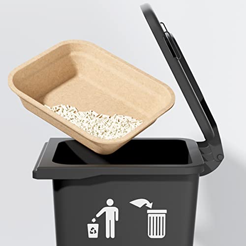 15 Pack Disposable Litter Boxes For Cats Paper Cat Litter Tray Travel Toilet Cat Litter Box For Indoor Outdoor For Cat, Hamster, Guinea Pig, Mice, Bunny,Small Animals 16.7 X 13.4 X 4 Inch #TOP6