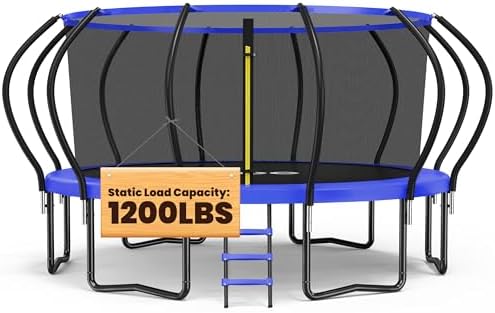 ORCC 1200LBS Weight Capacity Trampoline 16 15 14 12 10 8FT Withou...