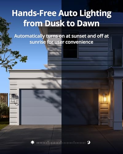 Image of Outdoor Porch Light Security Camera, 2K HD Pan & Tilt Wall Lantern with AI Human Tracking, 2-Way Talk, Infrared Night Vision, Dual-Band WiFi, Auto Dusk to Dawn - for Porch, Garage, Doorway