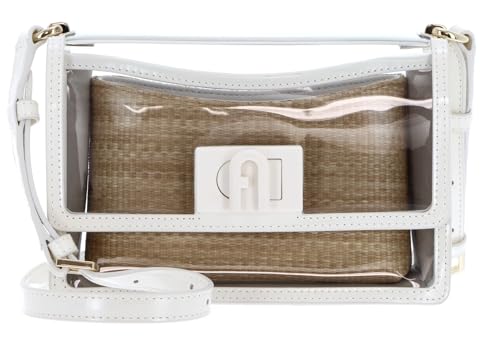 Sac Furla 1927 Mini Shoulder Bag blanc Marshmallow petit format cuir