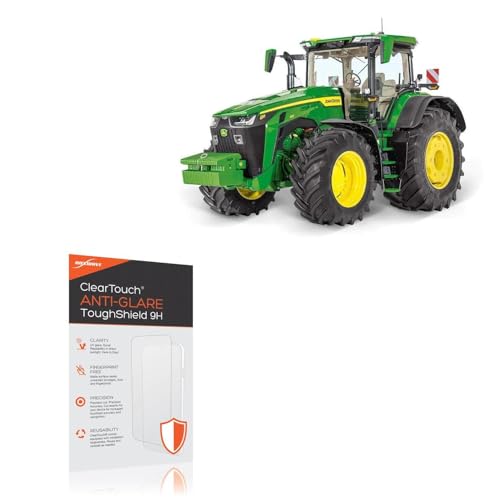 BoxWave Screen Protector Compatible with John Deere G5 CommandCenter Display (10.1 in) - ClearTouch Anti-Glare ToughShield 9H (2-Pack), Anti-Glare 9H Tough Flexible Film Screen Protector