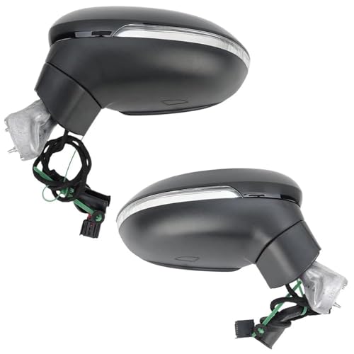 Rétroviseur pliable manuel gauche pour VW Passat B8 assemblage 6 broches
