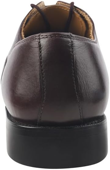 LIBERTYZENO Mens Tread Design & Plain Genuine Leather Lace Up Oxford Dress Shoes for Easter Gift