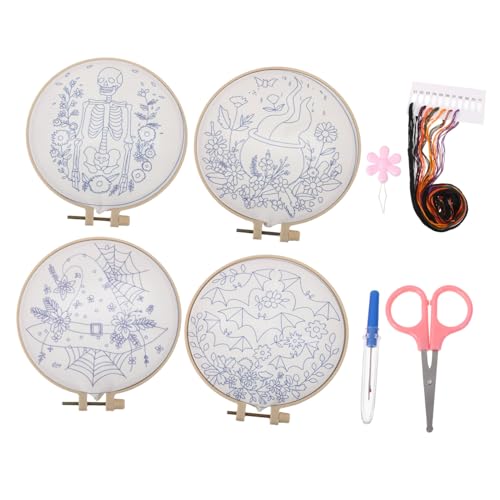 Kit de broderie Halloween adulte pour vos soirées cocooning et décorations d'automne DIY