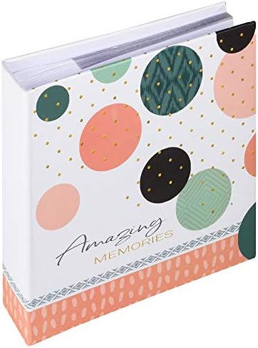 walther design Album fotograficzny niebieski 200 zdjęć 9 x 13 cm Album z wkładką do notatek Amazing Memories ME-485-L