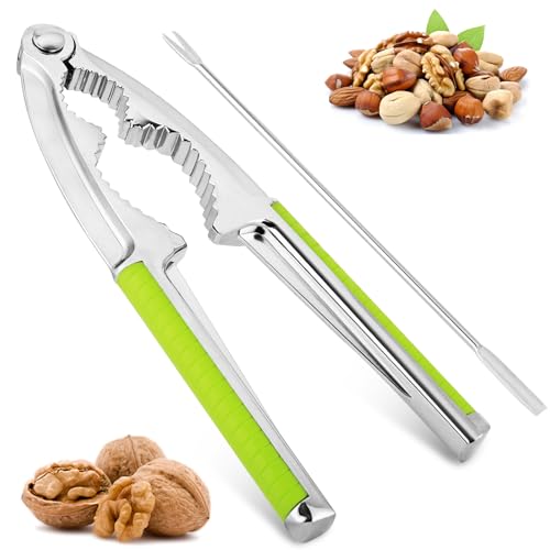 AUAUY 1 Stück Nussknacker, Multifunktionaler Haselnussknacker, Heavy Duty Nussknacker mit...