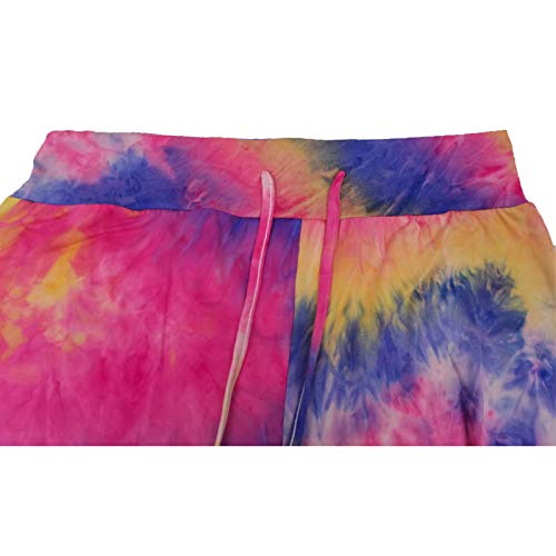 AMYTIS LINGERIE Comfortabele casual pyjamabroek voor dames, met trekkoord, zachte broek met wijde pijpen en waszak - Image 4