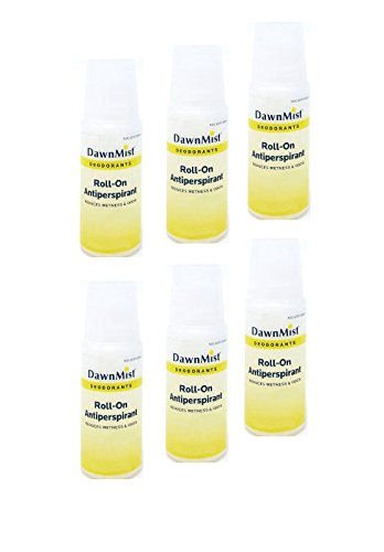 DawnMist Antitranspirante Roll-On, Pacote com 6, 44 mL cada