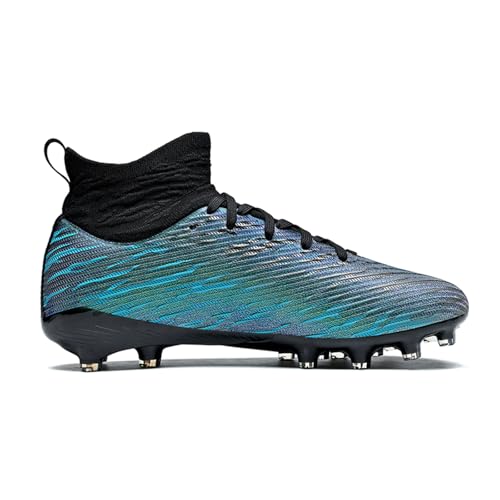 Image of Soccer Cleats for Mens Womens High Tops Lace Up Unisex Football Shoes Indoor Turf Soccer Shoes AG FG TF for Beginners to Advanced Players