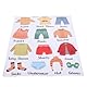 Gadpiparty 1 Set Abnehmbare Kommode, Kleidungsaufkleber, Kleidungssortierung, Wandaufkleber, Kleidungsklassifizierung, Logo-Aufkleber für Kinder, Zuhause, Schlafzimmer, Dekoration