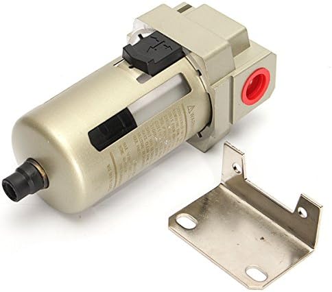 Air Filter 1/2 Air Inline Drain Filter Compressor Water Moisture Trap Separator