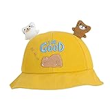 COLLBATH Sombrero de Cubo para niños Sombreros de niño recién Nacido Sombrero de Sol para niña Gorro Sol Bebe Gorro Bebe Sol Sombrero de Chicas de Dibujos Animados Sombrero de Las niñas