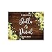 Welcome to Our Wedding Wedding Wood Sign Sunflowers Floral Wedding Reception Signs Personalized 16X20 Wedding Sign for Ceremony Wedding Sign Custom Family Name Wedding Wood Guestbook