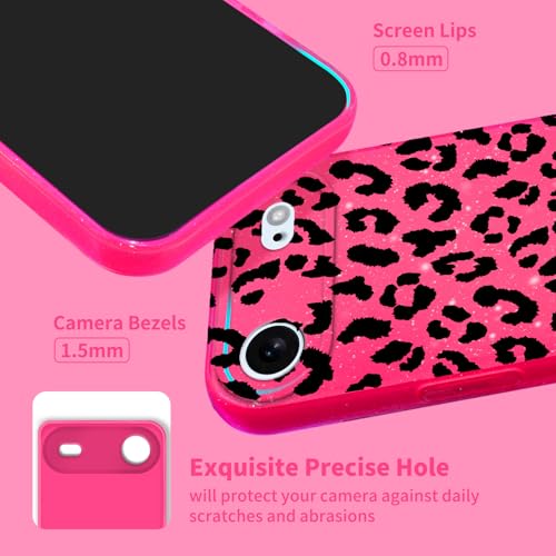 Coque iPhone A léopard rose, le cadeau idéal pour filles