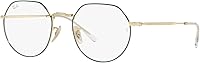 Vista 2 de Ray-Ban Unisex Rx6465f Jack Low Bridge Fit Round Prescription Eyewear Frames