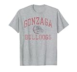 Gonzaga Bulldogs Vintage Worn Gray Officially Licensed T-Shirt