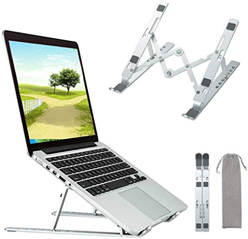 Bansga Soporte para ordenador portátil plegable de aluminio ligero para MacBook Air,...
