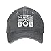 Hats for Women Fashionable of Course I'm Right I'm Bob Ball Caps for Womens Cool Hat Deep Heather