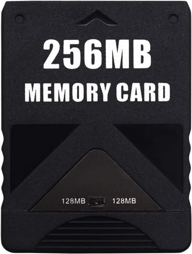 Gamer Gear High-Speed Game Memory Card - Compact and Portable PS2 Memory Card - Durable and Affordable Playstation 2 Memory Card - 256MB Memory Cards for Sony Playstation 2 Ps2 Consoles Game