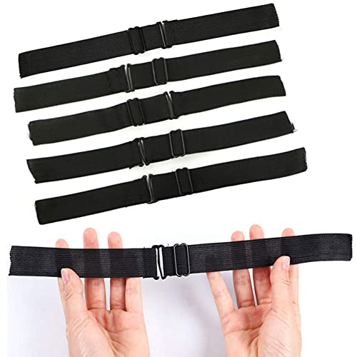 Yami 6 Pcs Elastic Bands For Wig, Wig Bands For Keeping Wigs In Place, Adjustable Elastic Wig Band For Sewing, Adjustable Wig Straps（6 Pcs #TOP2