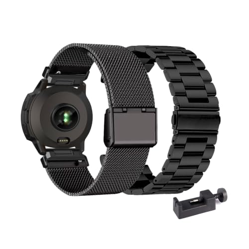 2�Z�b�g �X�e�����X�| ���^���o���h �Ή� Garmin Instinct 3 45mm/ Instinct E 45mm �����x���g | �����\�Șr���v�o���h, �������ߋ���, �r�W�l�X���X�g���b�v, �R���p�`�u�� Garmin Instinct 3