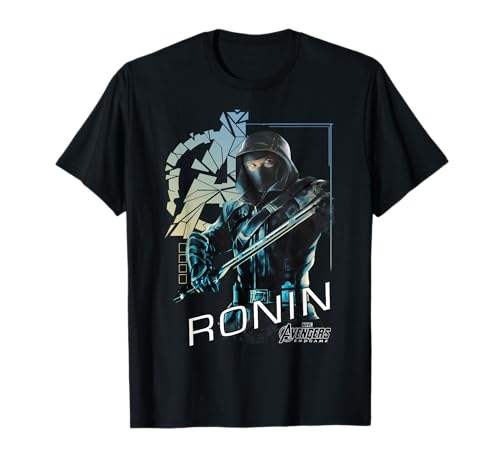 Image of Marvel Avengers Endgame Ronin Shattered Logo Graphic Tee T-Shirt