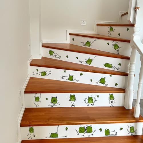 Vinilo Decorativo de Rana Divertida para Pared miniatura 2