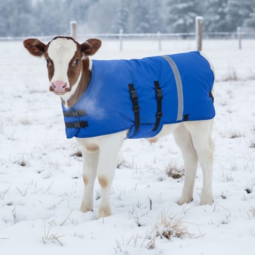 Manta de invierno para cabras pequeña y negra con abrigo ajustable impermeable 4