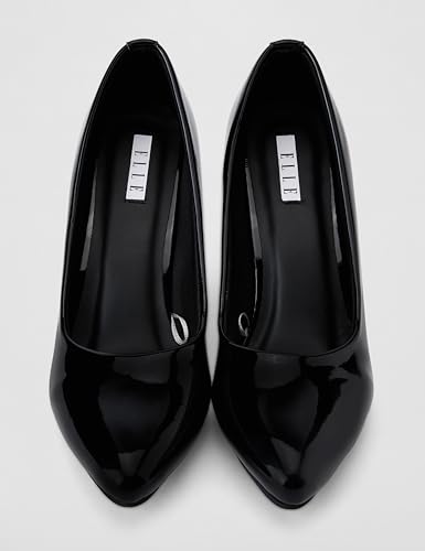 Image of ELLE Women's Solid Stiletto Heel Slip-On Pumps