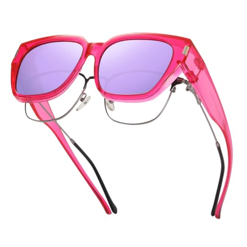 Image of HAOLOTA Polarized Fit Over Glasses Sunglasses for Women UV Protection