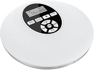 KICHOUSE 1 PC Leitor De CD Walkman Leitor De CD Portátil Leitor De Música Leitor Portátil Leitor De Música Leitor De Música Máquina De Estudo Sem Leitor De Bateria Para Carro/Plástico De