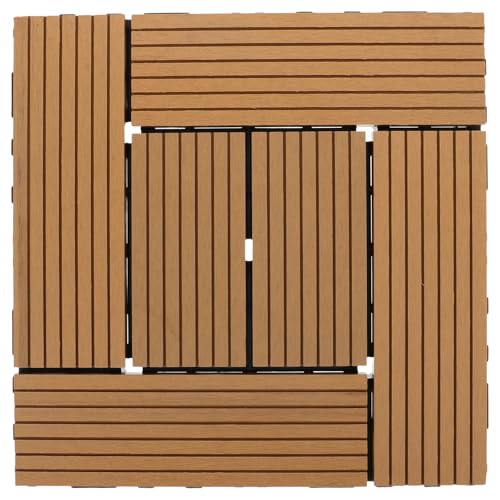 Dalles de terrasse emboîtables résistantes aux intempéries pour balcon et patio