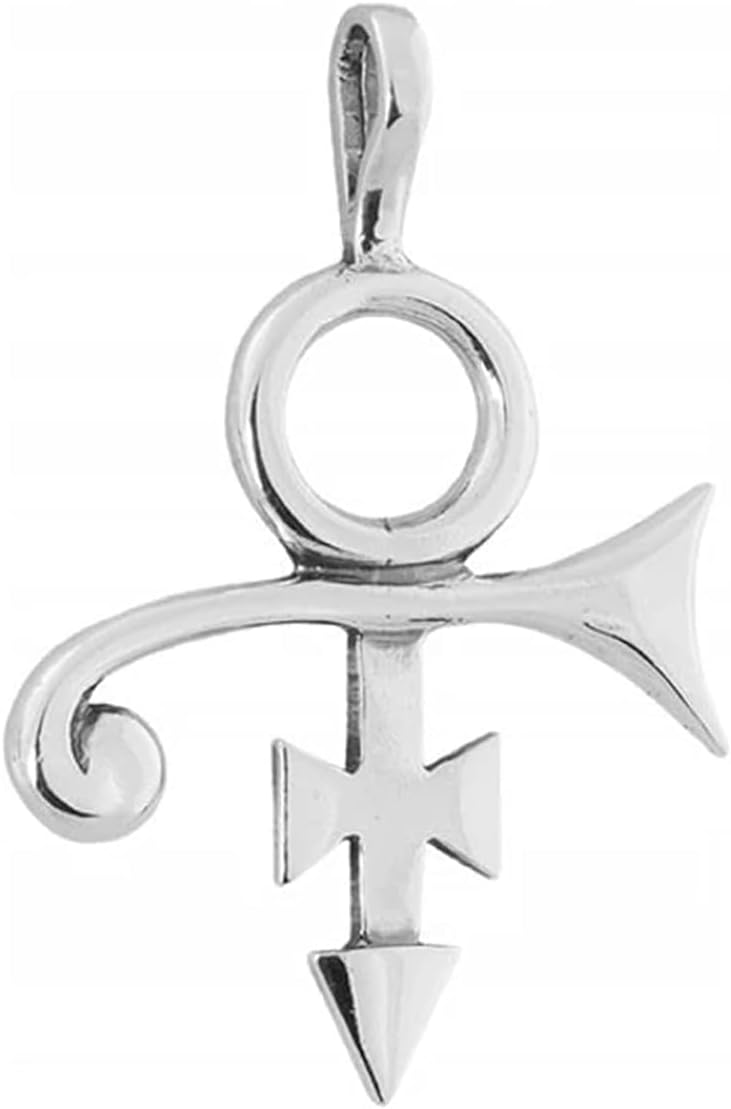 925 Sterling Silver Pendant, 925 Gold Pendant, Prince Love Symbol, Symbol of Man and Woman Jewelry