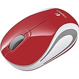 Logicool M187 Wireless Mini Mouse Red