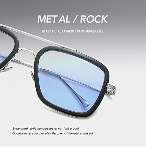 Steampunk Men Sunglasses Sun Glasses Vintage Metal Eyewear Sunglass UV400 Male3