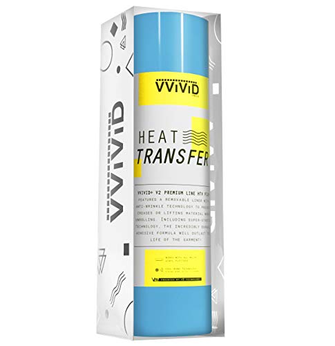 Vinyle transfert thermique bleu ciel VVIVID V2 pour customiser vos vêtements