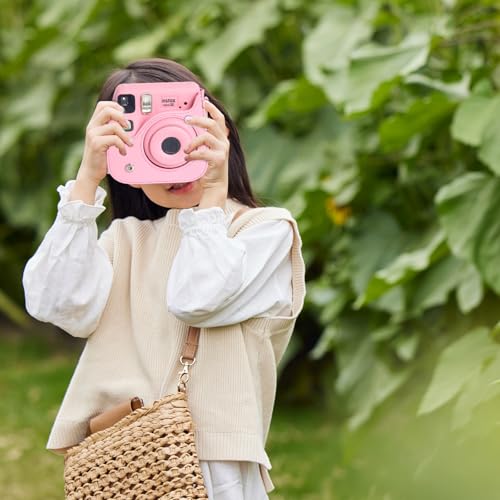 Funda protectora de cuero PU para cámara Instax mini SE/7+ miniatura 5