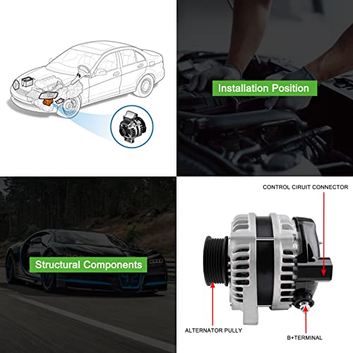 Notude 1Pcs Alternator For Pilot 2005-2008 For Odyssey 2005-2007 For Tl 2004-2008 11099 Vehicle Ac Generator #TOP5