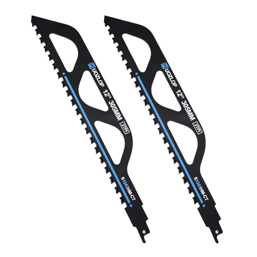 MUOZLOP 12 inch Masonry Reciprocating Saw Blades,2TPI...
