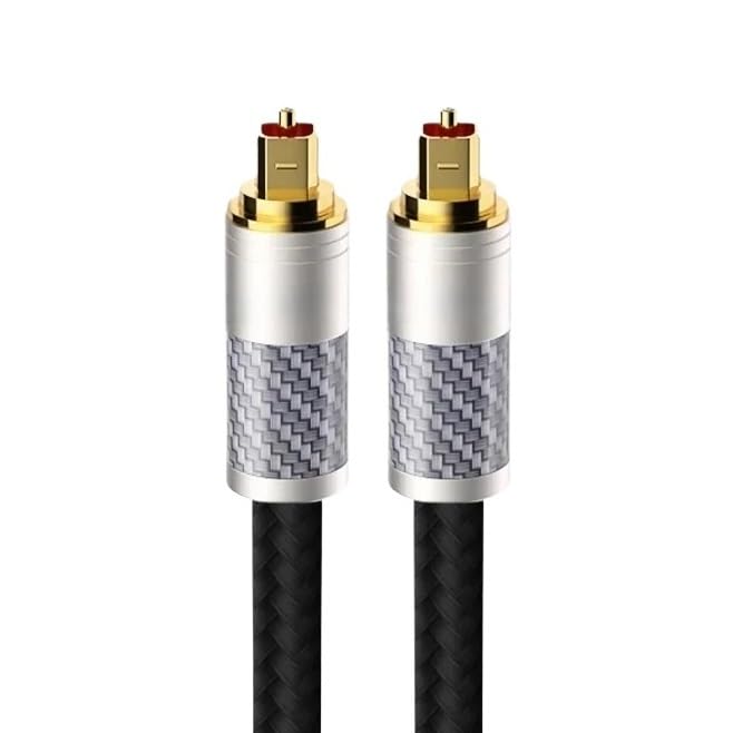 Digital Optical Audio SPDIF HiFi Coaxial Cable for Amplifiers Blu-ray Soundbar Fiber Cable(Fang to Fang,5m)