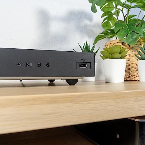 Oehlbach One for All | Effektive Resonanzdämpfer für Subwoofer, Lautsprecher, Verstärker und Plattenspieler |4 Stück | Lautsprecher Füße in Schwarz