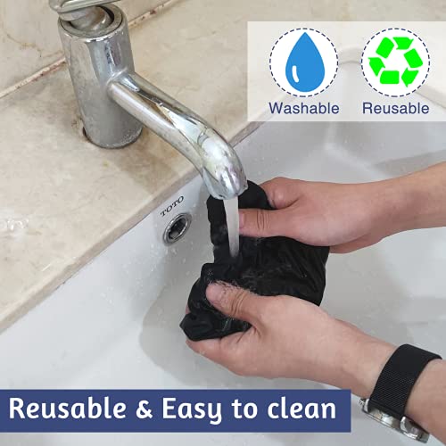 image for KIMCOME Black Book Covers 3 Pack, 8